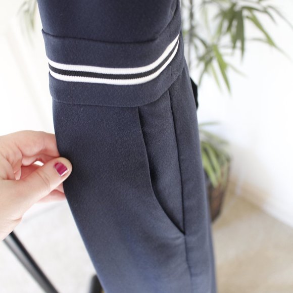 Banana Republic 10 Petite Navy Retro Jumpsuit - Picture 3 of 4